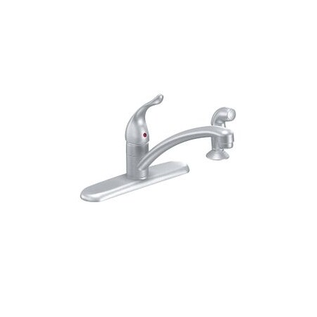 Moen Brushed Chrome One-Handle Kitchen Faucet 7430BC